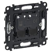 Розетка компьютерная без накладки без рамки Legrand Valena In'matic 2-м. RJ45 5e картинка